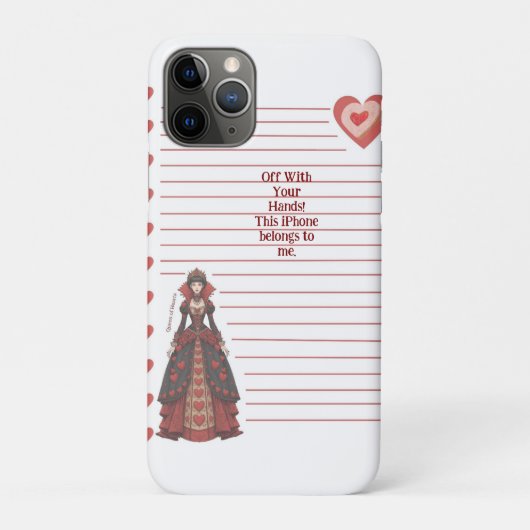 Af met je handen! Hartendief Case-Mate iPhone Case (Achterkant)
