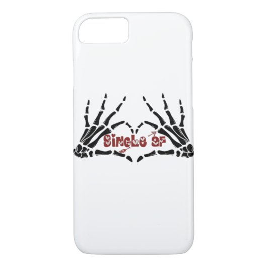 AF Skeleton Hands Heart Classic Case-Mate iPhone Case (Achterkant)