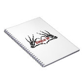 AF Skeleton Hands Heart Classic Notitieboek (Rechterzijde)