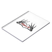 AF Skeleton Hands Heart Classic Notitieboek (Linkerzijde)