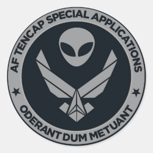 AF TENCAP Psyop Patch Ronde Sticker