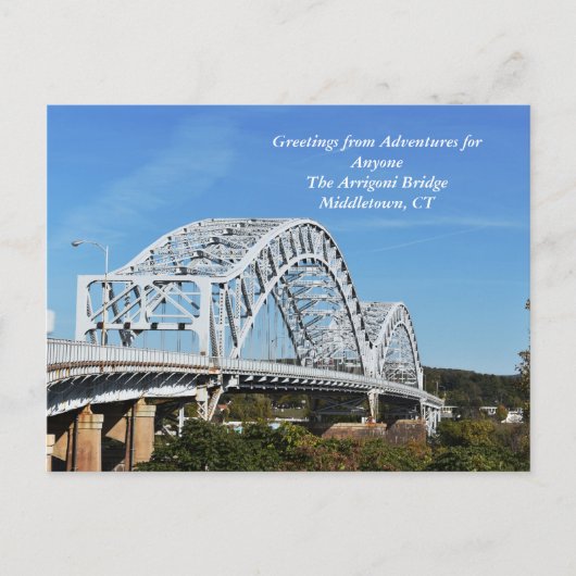 AFA Arrigoni Bridge Middletown, CT Briefkaart (Voorkant)