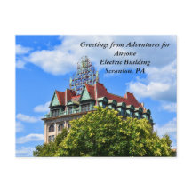 AFA-Briefkaart; Electric Building, Scranton, PA