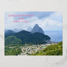 AFA briefkaart Soufriere, Saint Lucia