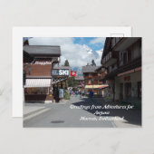 AFA Salutations de Murren, Suisse Carte postale (Devant / Derrière)