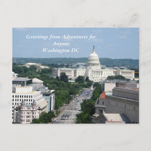 AFA Washington DC-Briefkaart Briefkaart (Voorkant)