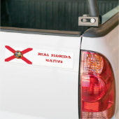 Afbeelding1, ECHTE FLORIDA NATIVE Bumpersticker (Op Truck)