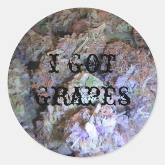 Afbeelding 005, ik heb druiven ronde sticker