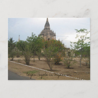 Afbeelding 055, Bagan Pagoda in Myanmar Briefkaart