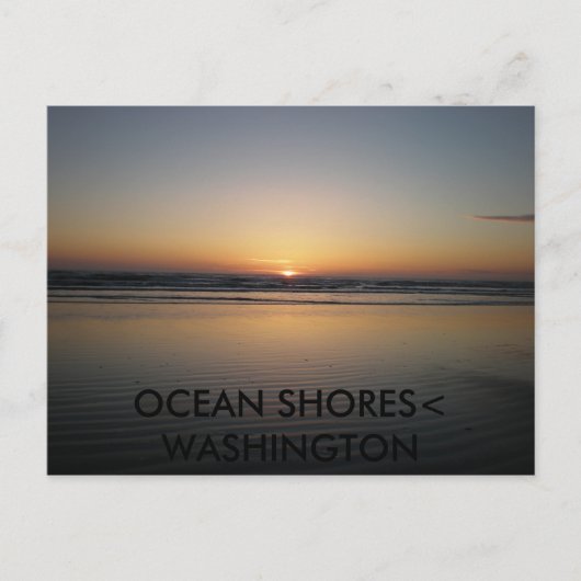 Afbeelding 133, OCEAAN SHORES WASHINGTON Briefkaart (Voorkant)