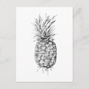 Afbeelding ananas briefkaart