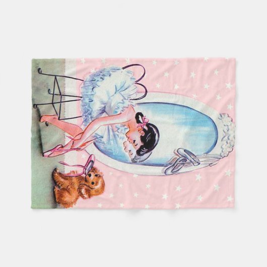  Afbeelding Ballerina Fleece Throw (Voorkant (Horizontaal))