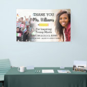 Afbeelding banner voor afscheid van docent die de  (Beurs)