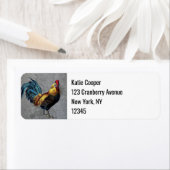  Afbeelding Bantam Rooster Etiket (Insitu)