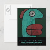 Afbeelding Berlijnse muur Briefkaart (Voorkant / Achterkant)