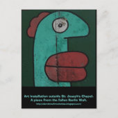 Afbeelding Berlijnse muur Briefkaart (Voorkant)