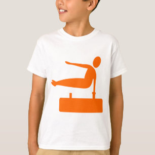 Afbeelding bij vasteland - Oranje T-shirt