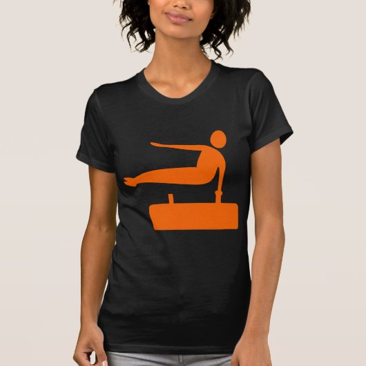 Afbeelding bij vasteland - Oranje T-shirt (Voorkant)