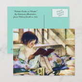 Afbeelding Boeken in de winter Briefkaart (Voorkant / Achterkant)