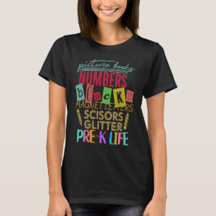 Afbeelding boekt nummers blokkeert probleemloos vó t-shirt