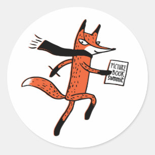 Afbeelding Book Summit - Dash the Fox Sticker