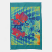 afbeelding bougainville theedoek (Verticaal)