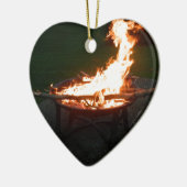 Afbeelding brandblusvuur keramisch ornament (Links)