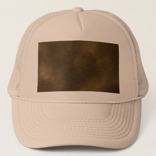 Afbeelding bruin leder. trucker pet