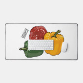 Afbeelding Capsicum cartoon Bureaumat (Keyboard & Muis)