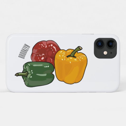 Afbeelding Capsicum cartoon Case-Mate iPhone Case (Achterkant (horizontaal))