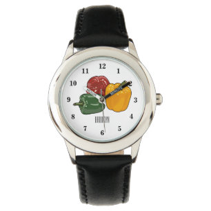 Afbeelding Capsicum cartoon Horloge