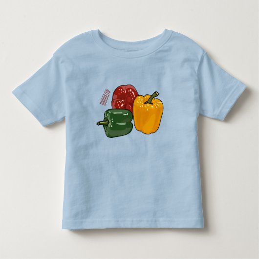 Afbeelding Capsicum cartoon Kinder Shirts (Voorkant)