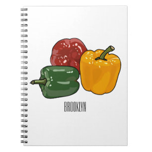 Afbeelding Capsicum cartoon Notitieboek