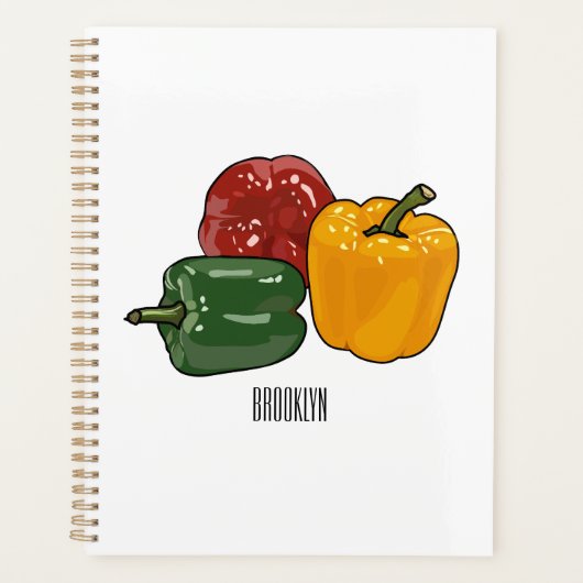 Afbeelding Capsicum cartoon Planner (Voorkant)