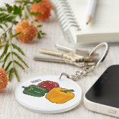 Afbeelding Capsicum cartoon Sleutelhanger (Voorkant Rechts)