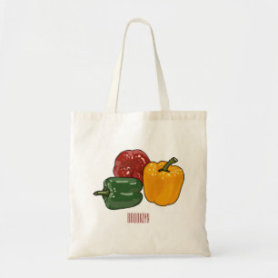 Afbeelding Capsicum cartoon Tote Bag
