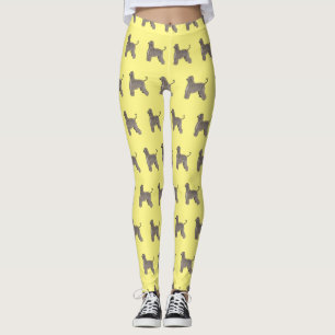 Afbeelding cartoon Afghaanse hond Leggings