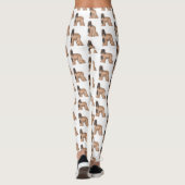 Afbeelding cartoon Afghaanse hond Leggings (Achterkant)