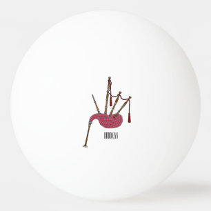 Afbeelding cartoon Bagpipes Pingpongballen