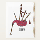 Afbeelding cartoon Bagpipes Planner (Achterkant)