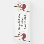 Afbeelding cartoon Bagpipes Spandoek (Verticaal)
