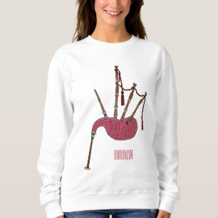 Afbeelding cartoon Bagpipes Trui