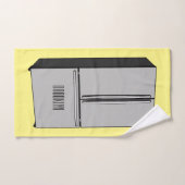 Afbeelding cartoon Franse deurkoelkast Bad Handdoek (Handdoek)
