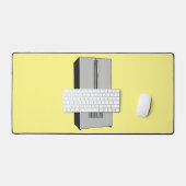 Afbeelding cartoon Franse deurkoelkast Bureaumat (Keyboard & Muis)