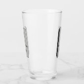 Afbeelding cartoon Franse deurkoelkast Glas (Links)