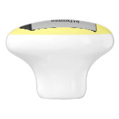 Afbeelding cartoon Franse deurkoelkast Keramische Knop (Zijkant)