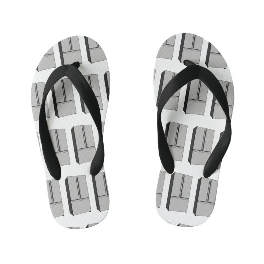 Afbeelding cartoon Franse deurkoelkast Kinder Teenslippers (Voetbed)