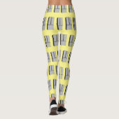 Afbeelding cartoon Franse deurkoelkast Leggings (Achterkant)