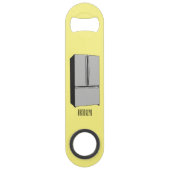 Afbeelding cartoon Franse deurkoelkast Speed Flessenopener (Achterkant)