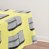 Afbeelding cartoon Franse deurkoelkast Tafelkleed (Voorbeeld)